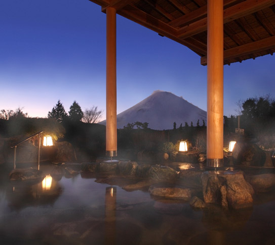 絶景！富士を望む露天風呂