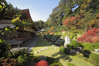 小堀遠州作の美しい庭園