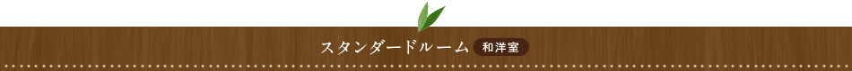 スタンダードルーム【和洋室】